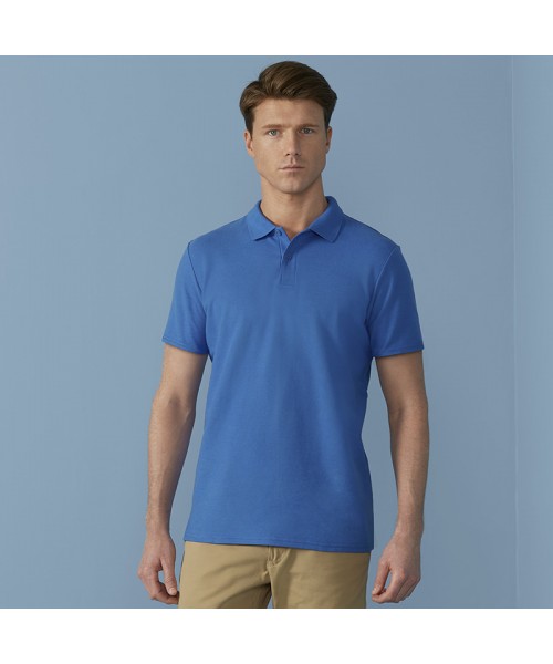 Plain polo Softstyle adult double piqué GILDAN 177 GSM